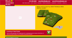 Desktop Screenshot of nchomerentals.com